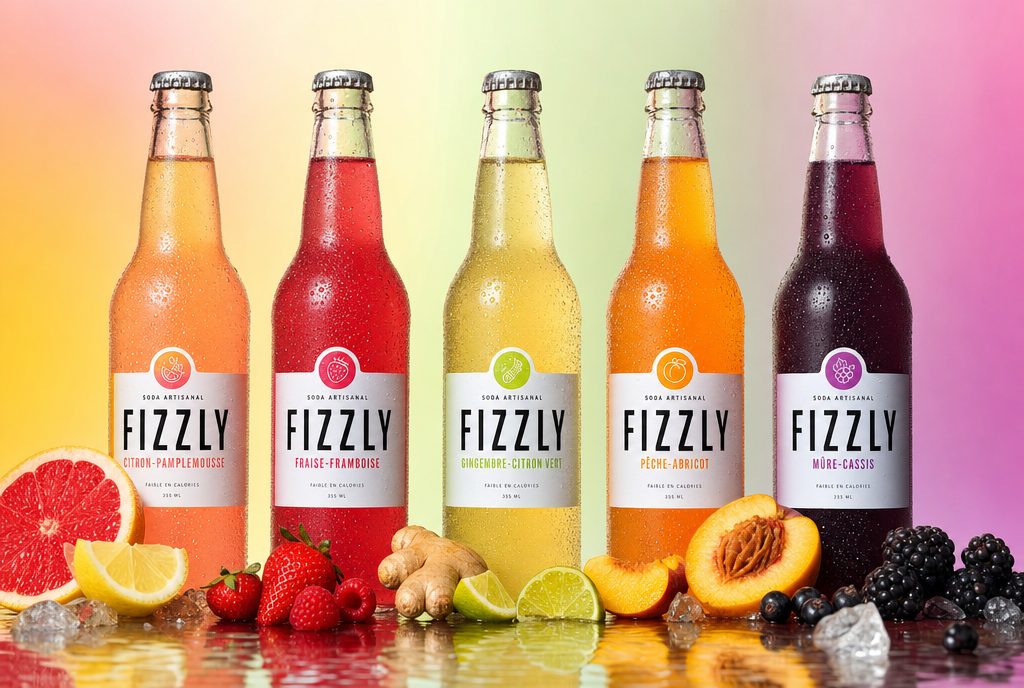 Fizzly — gamme de sodas artisanaux