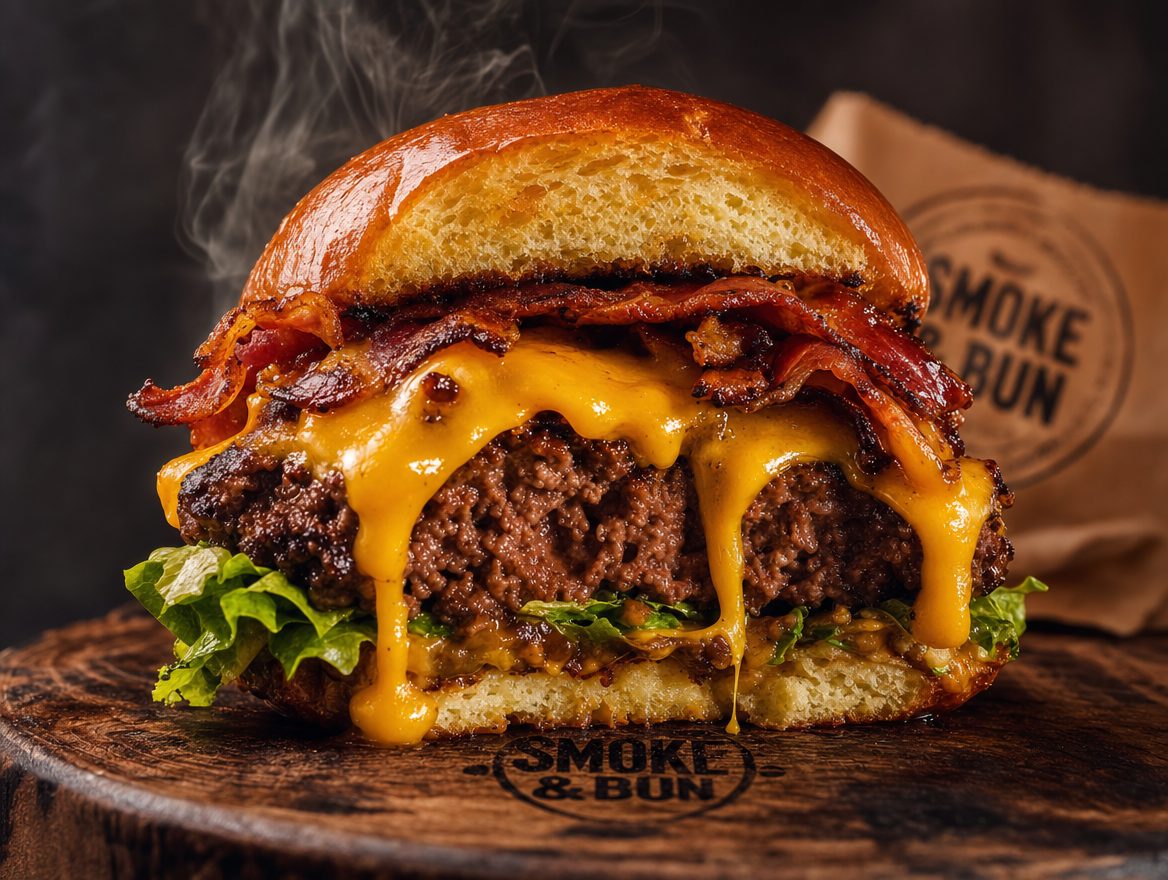 Smoke & Bun — photographie culinaire burger